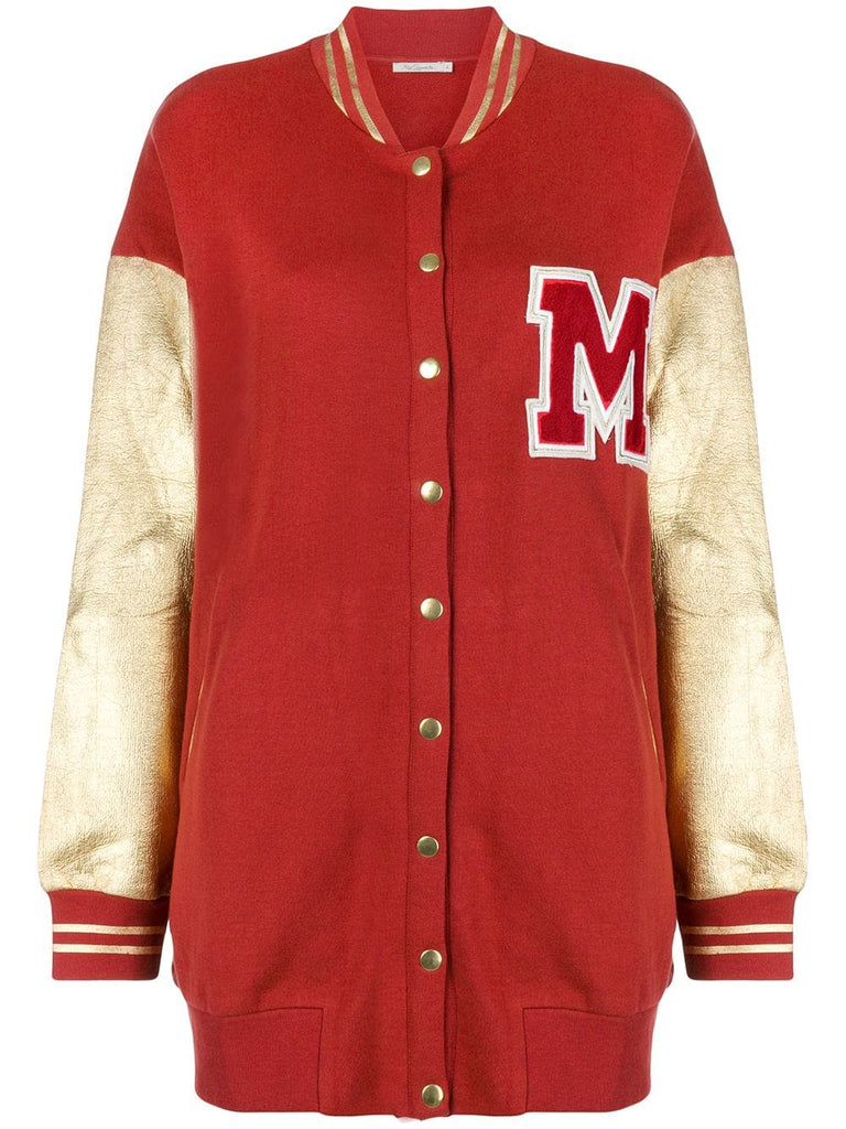 knitted varsity jacket