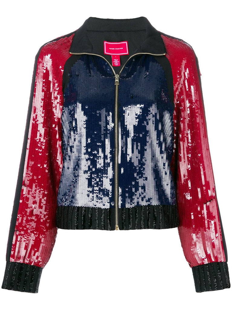 sequins track jacket