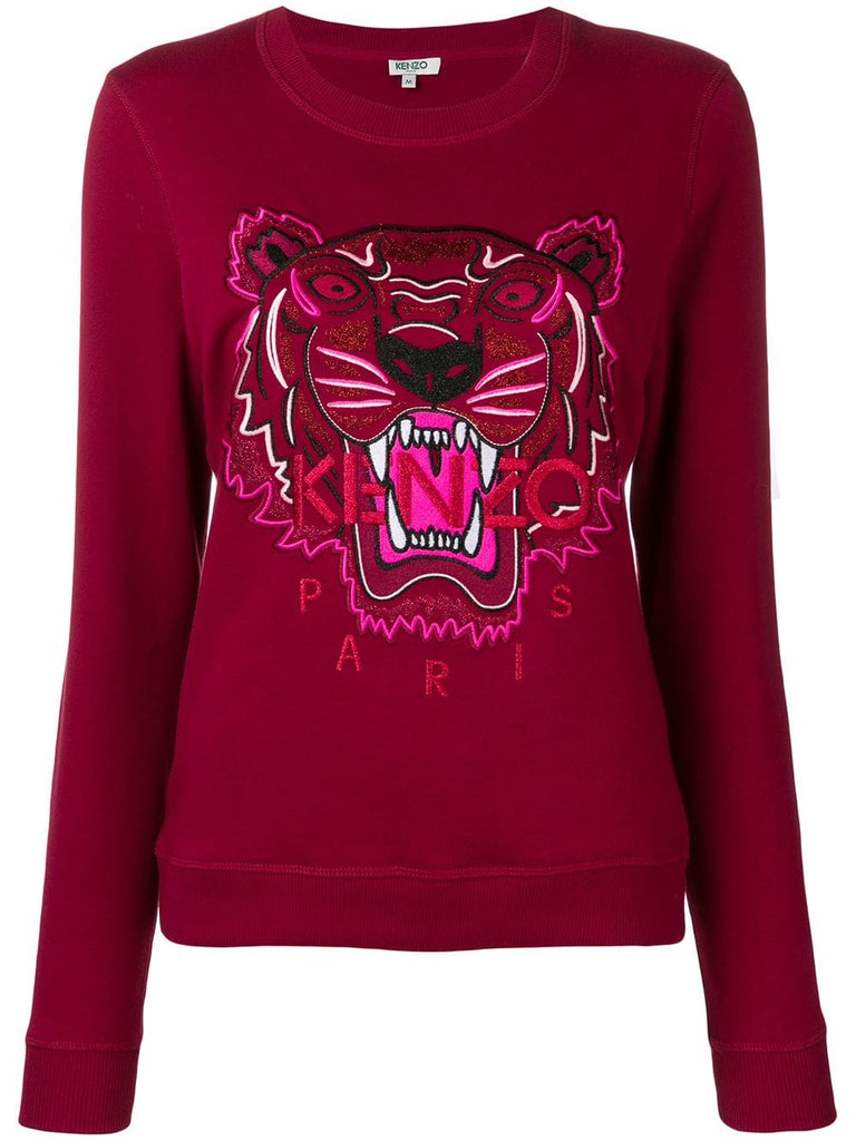 embroidered Tiger sweatshirt