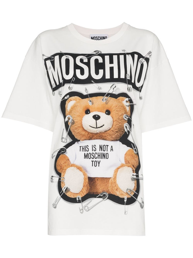 Teddy logo print t shirt