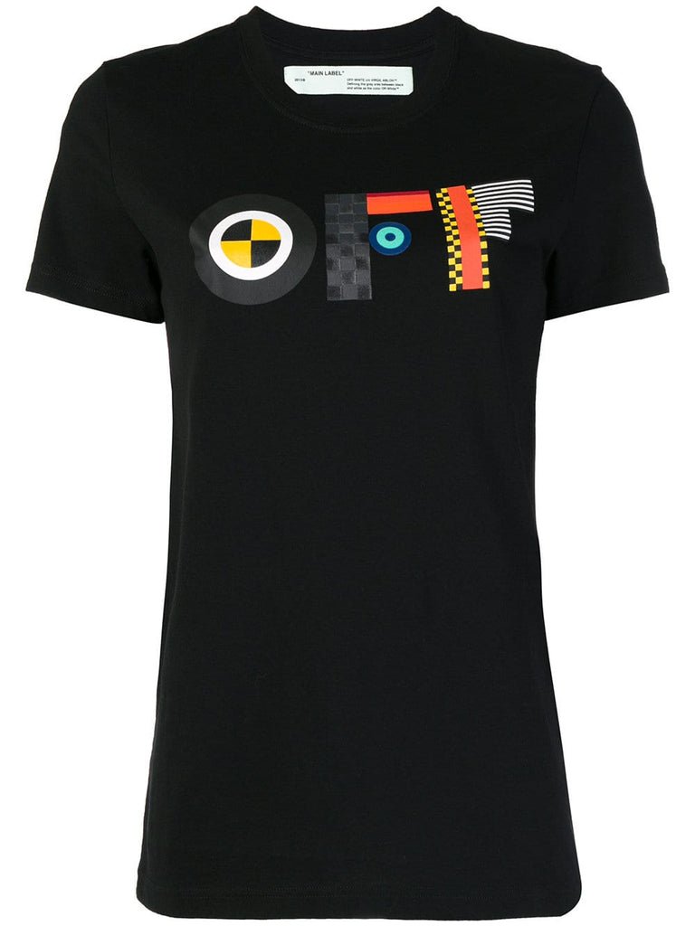 flags logo T-shirt