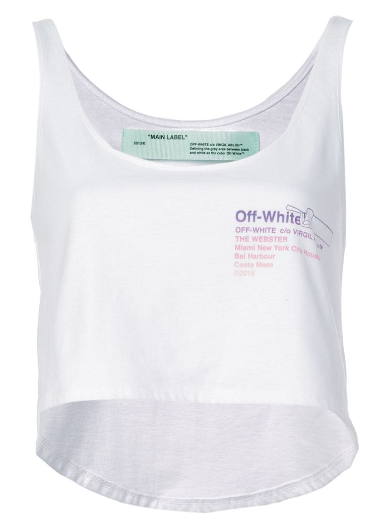 OFF-WHITE x The Webster cropped tank top