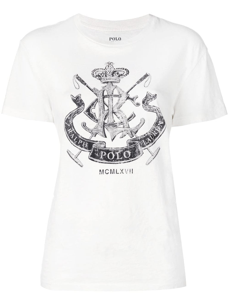 crest graphic T-shirt