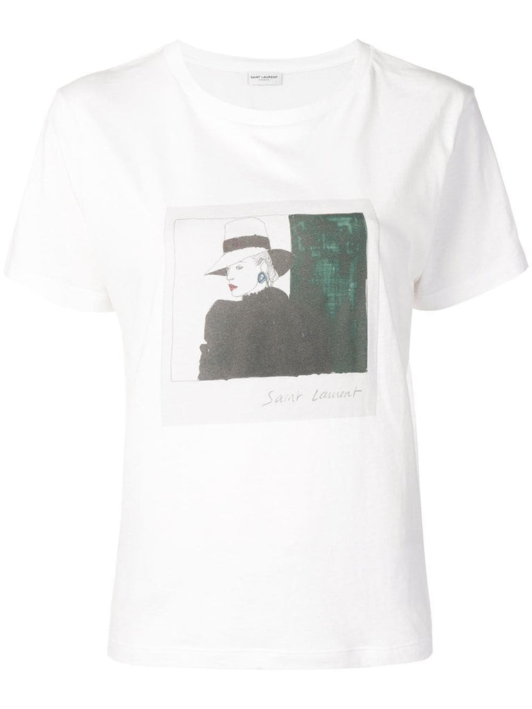 photographic print T-shirt