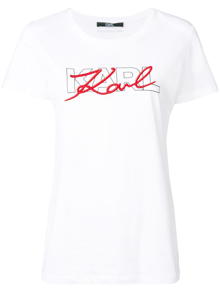 double logo T-shirt