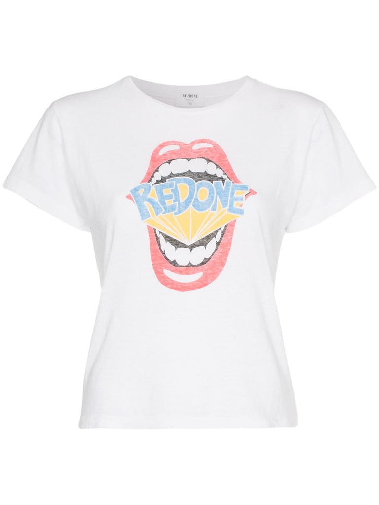 Redone Mouth Slim T-shirt