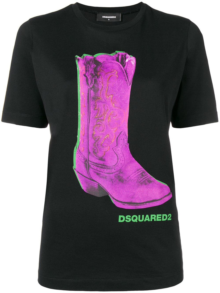 Boot print T-shirt