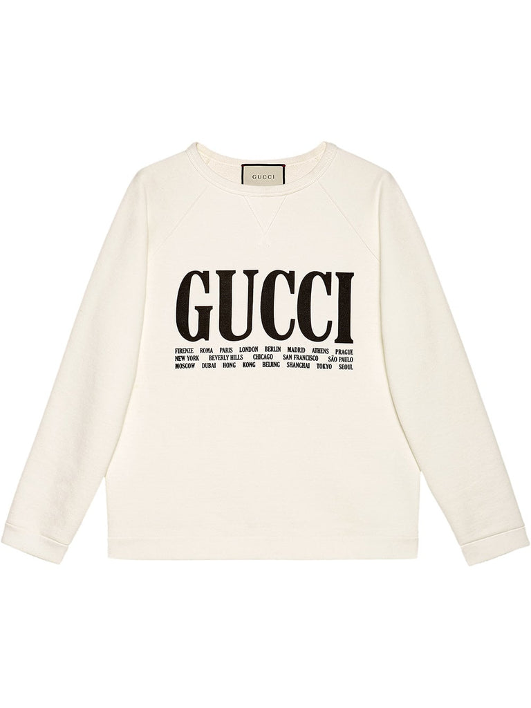 Gucci Cities print sweatshirt