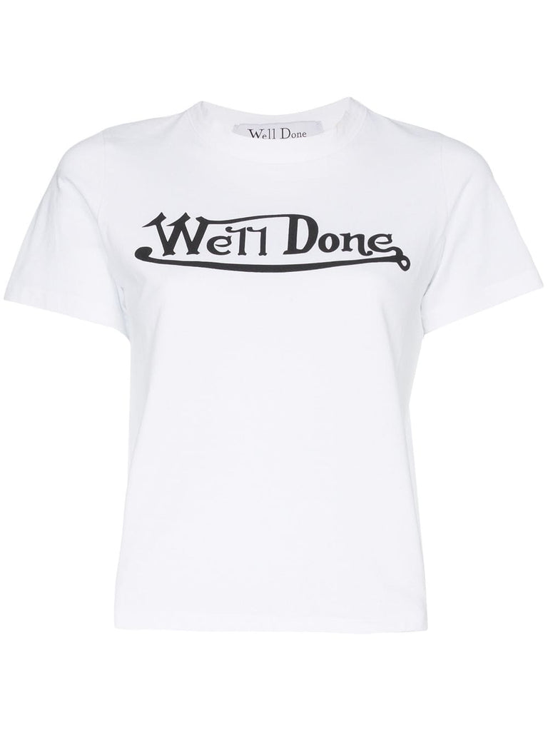 logo cotton t-shirt