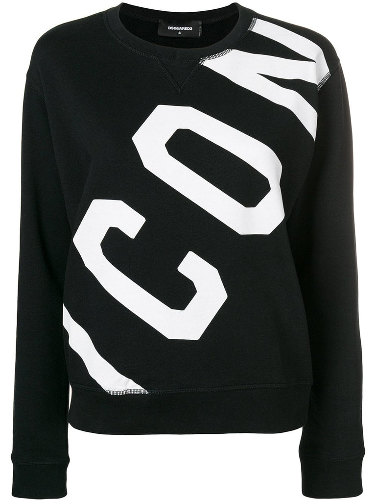 icon print sweatshirt