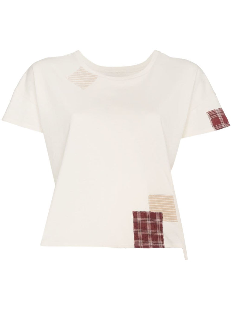 Cotton patchwork t shirt