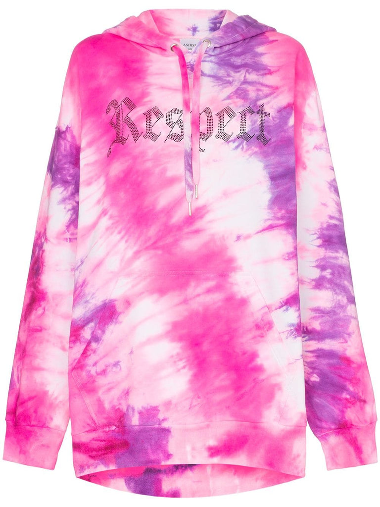 X Browns tie-dye Respect hoodie