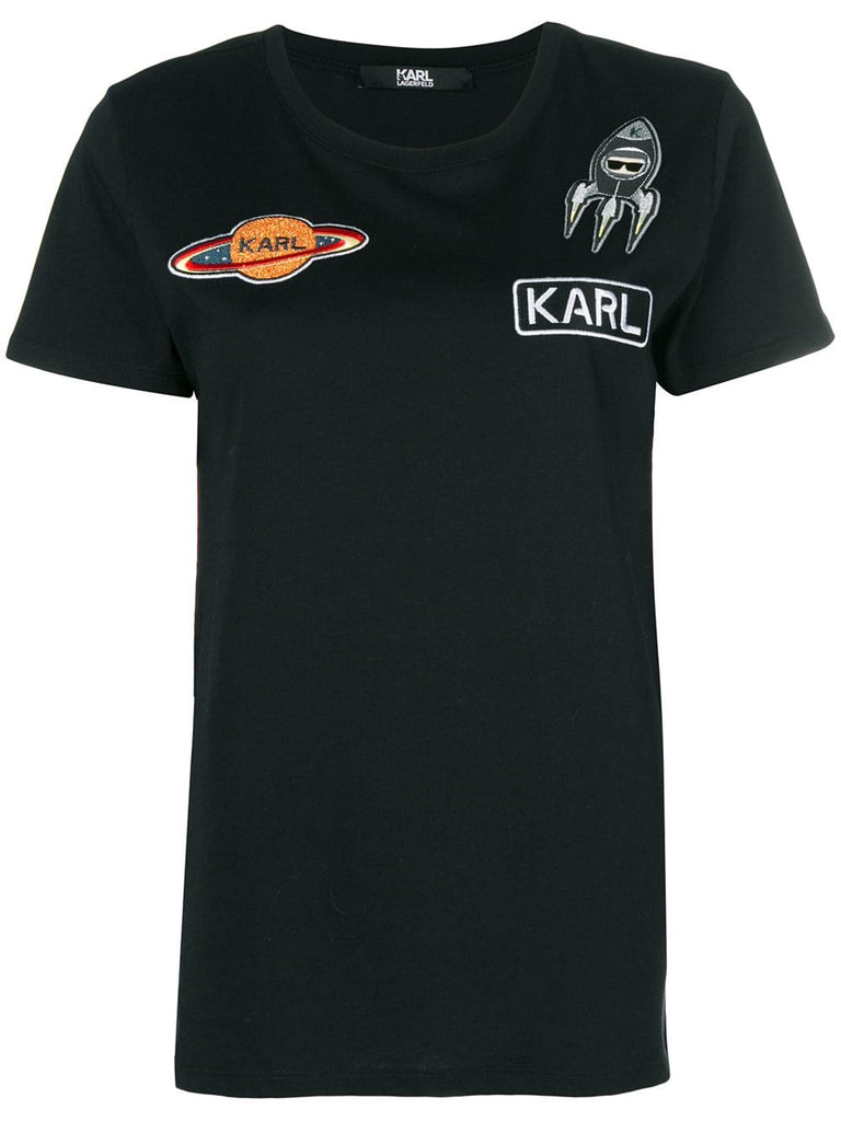 space Karl patch T-Shirt