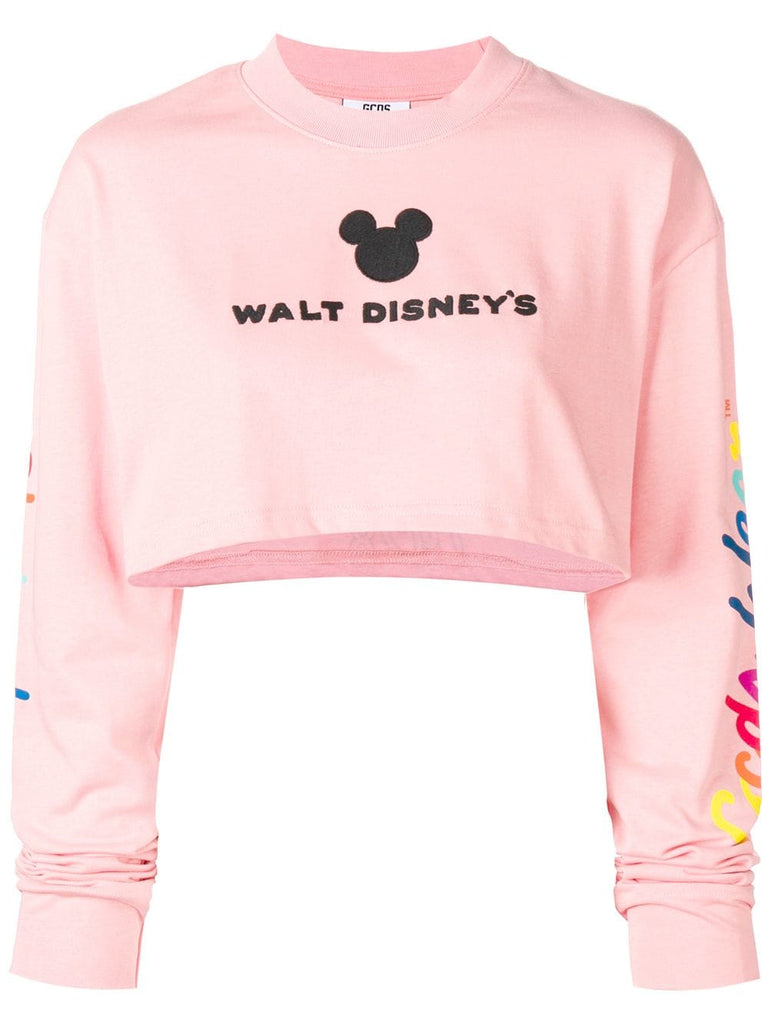 GCDS X Disney cropped hoodie