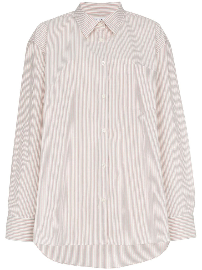 stripe oversize shirt