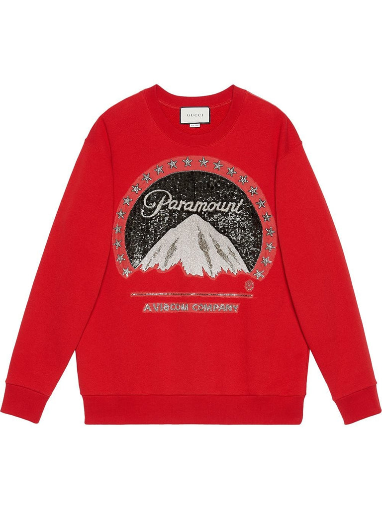 Oversize sweatshirt with Paramount logo