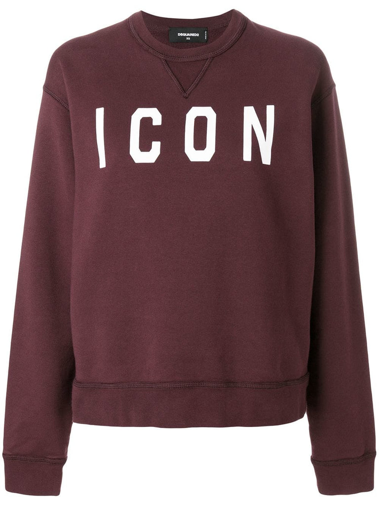 Icon embroidered sweatshirt