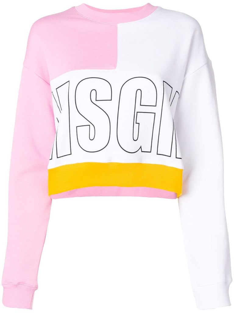 cropped sweatshirt