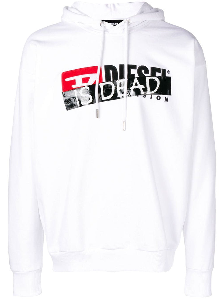 Is dead' print hoodie