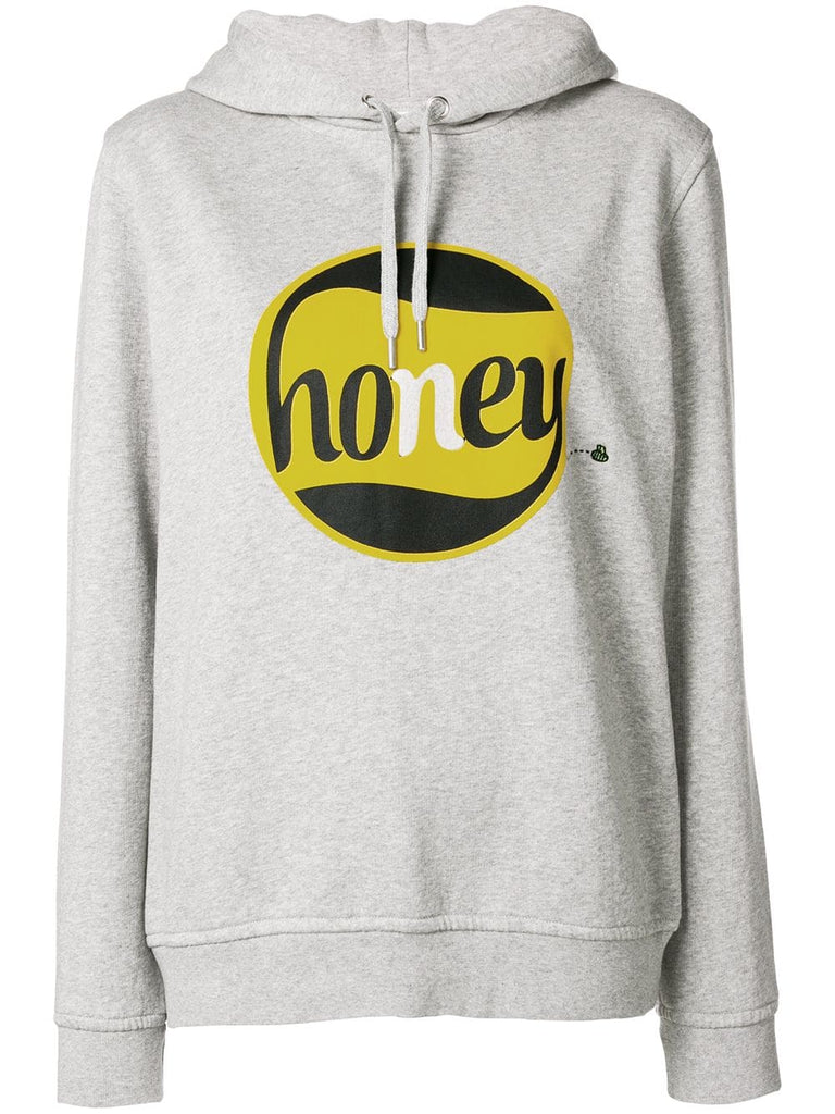 Honey print hoodie