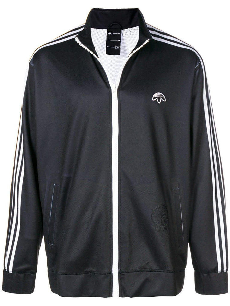 zipped track jacket