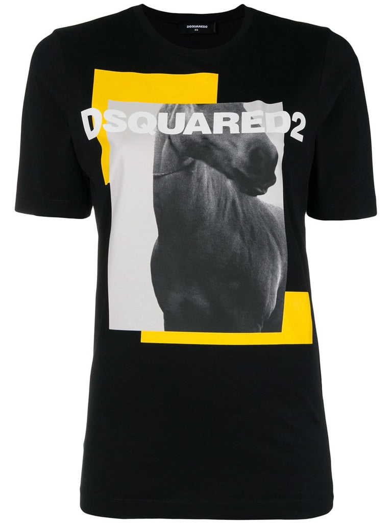 horse print T-shirt