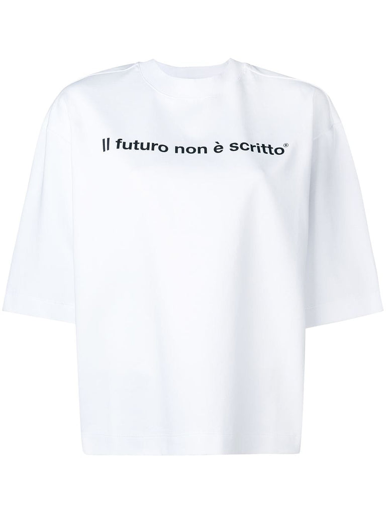 quote print T-shirt