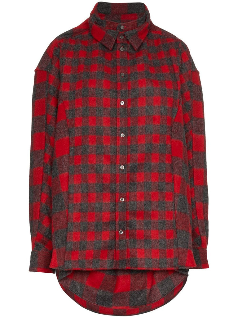 double front lumberjack shirt