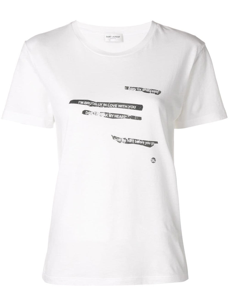 text print T-shirt