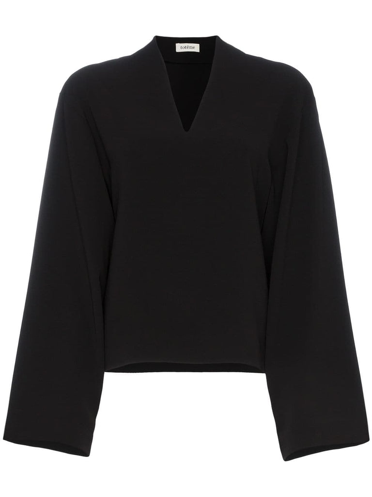 gervasi slash neck blouse