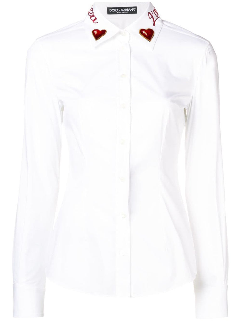 collar detail shirt