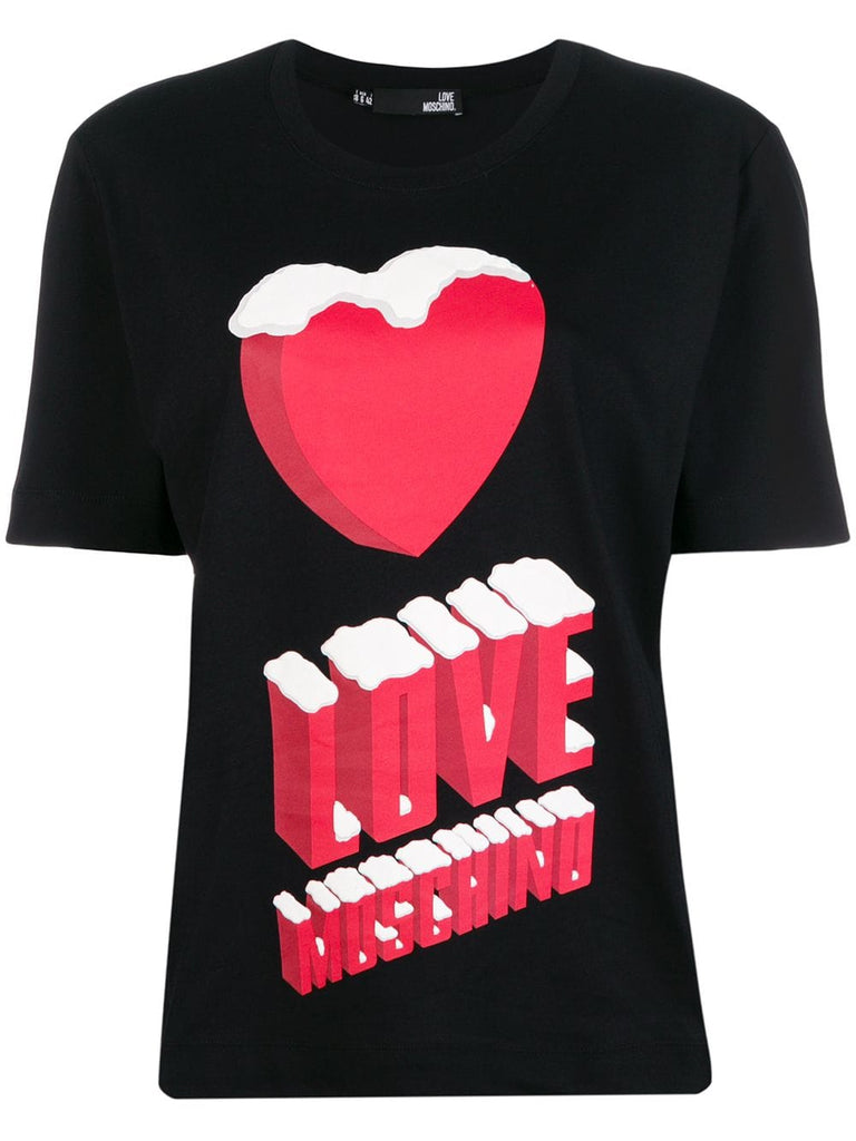 graphic heart logo T-shirt