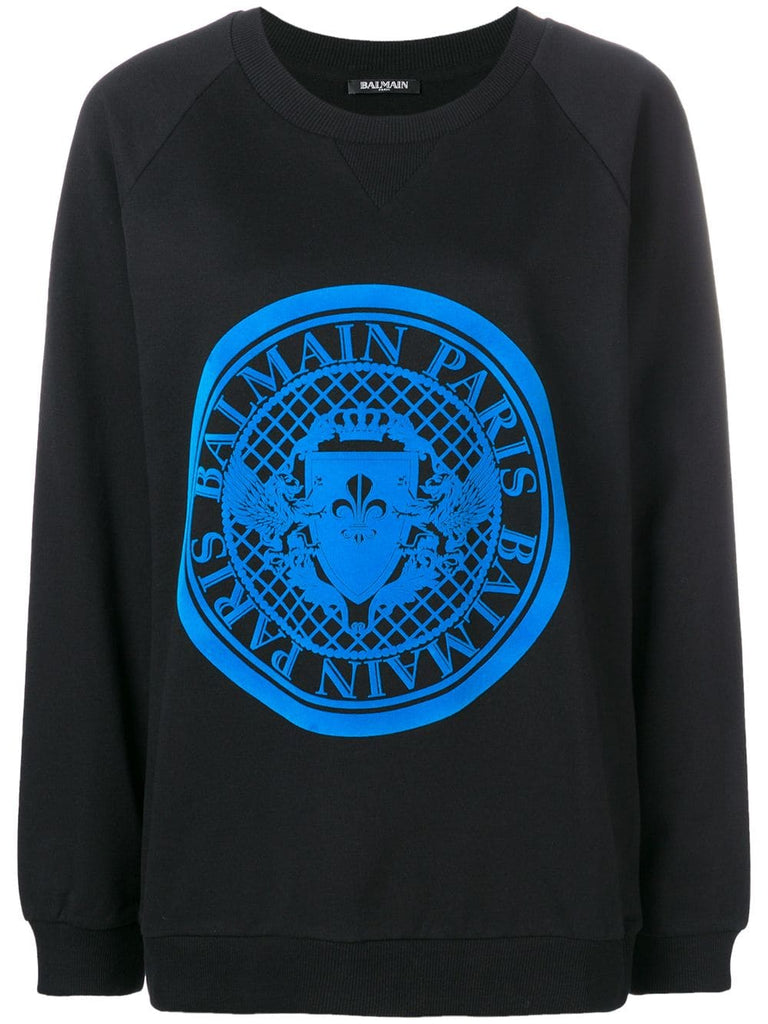 logo print sweatshirt