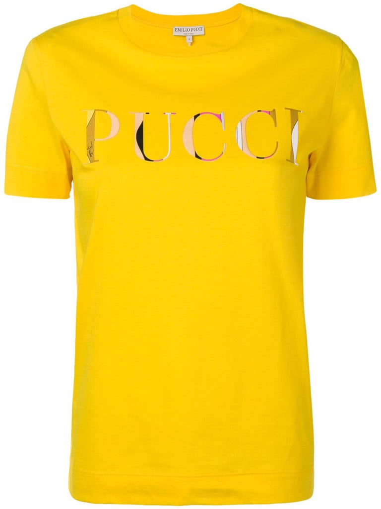 Yellow Guanabana Print Logo T-Shirt