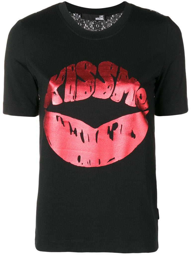 Lips print T-shirt