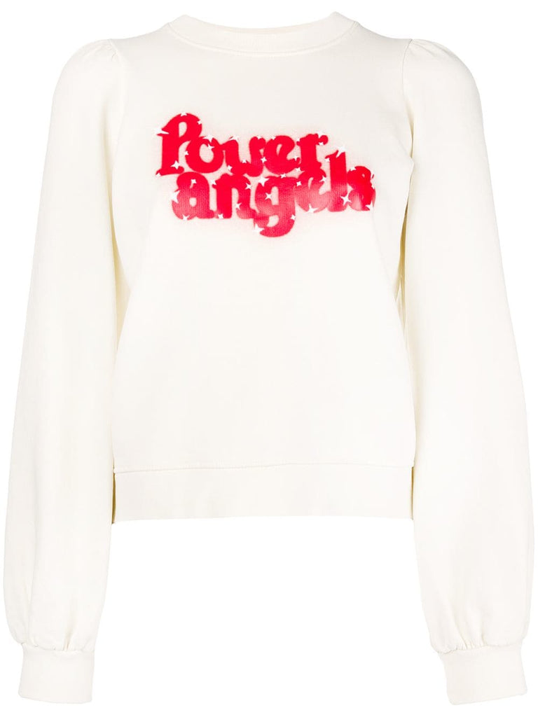 Power angels print sweatshirt