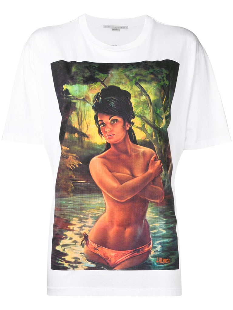 painting print T-shirt