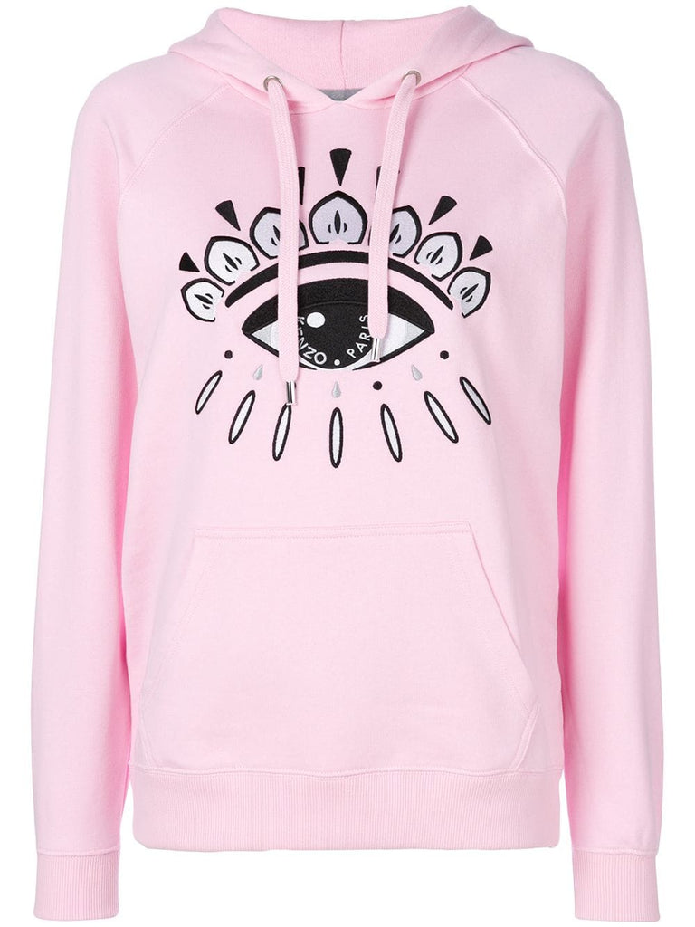 eye motif hoody