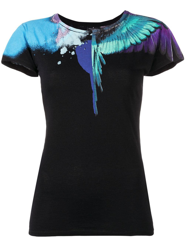 Sprayed Wings print T-shirt