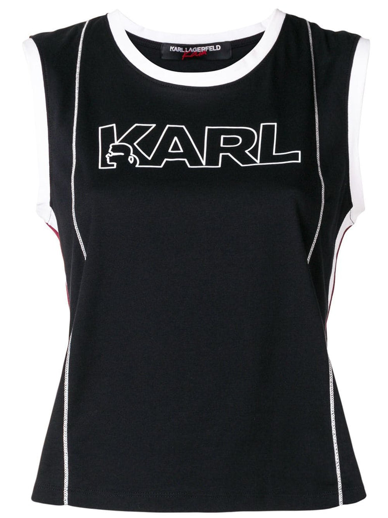 Karl X Kaia Logo Tank Top