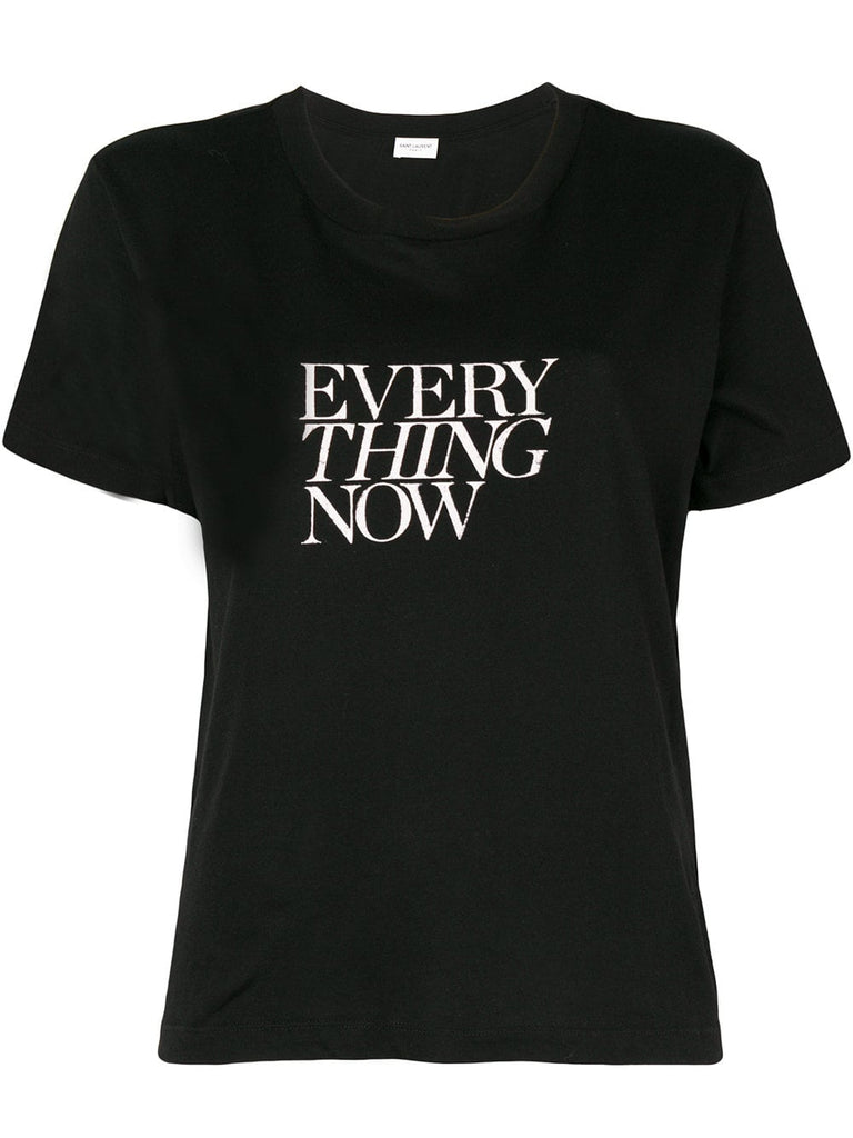 slogan short-sleeve T-shirt