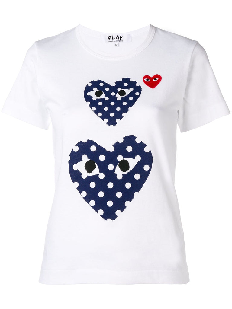 polka dot heart T-shirt