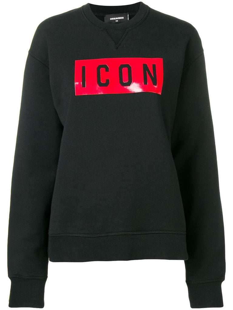 Icon patch sweatshirt