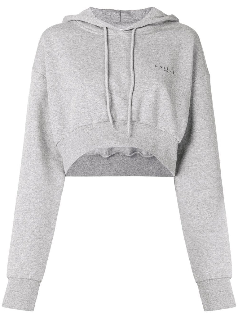 cropped hoodie