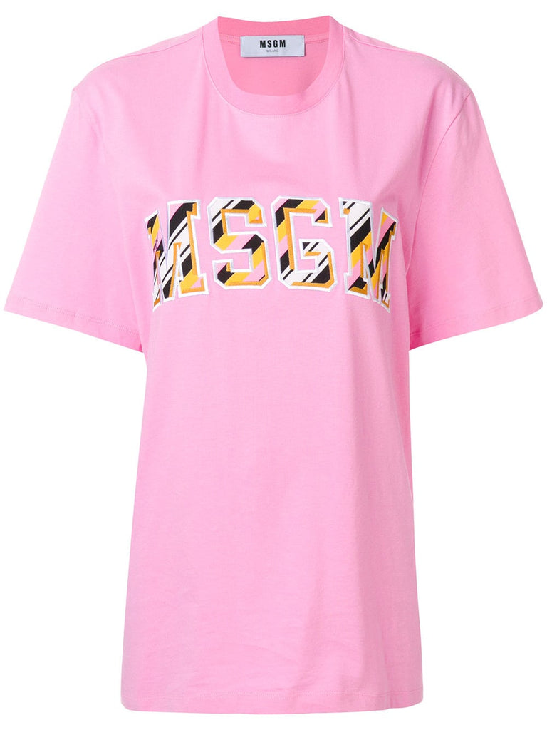 front logo loose T-shirt