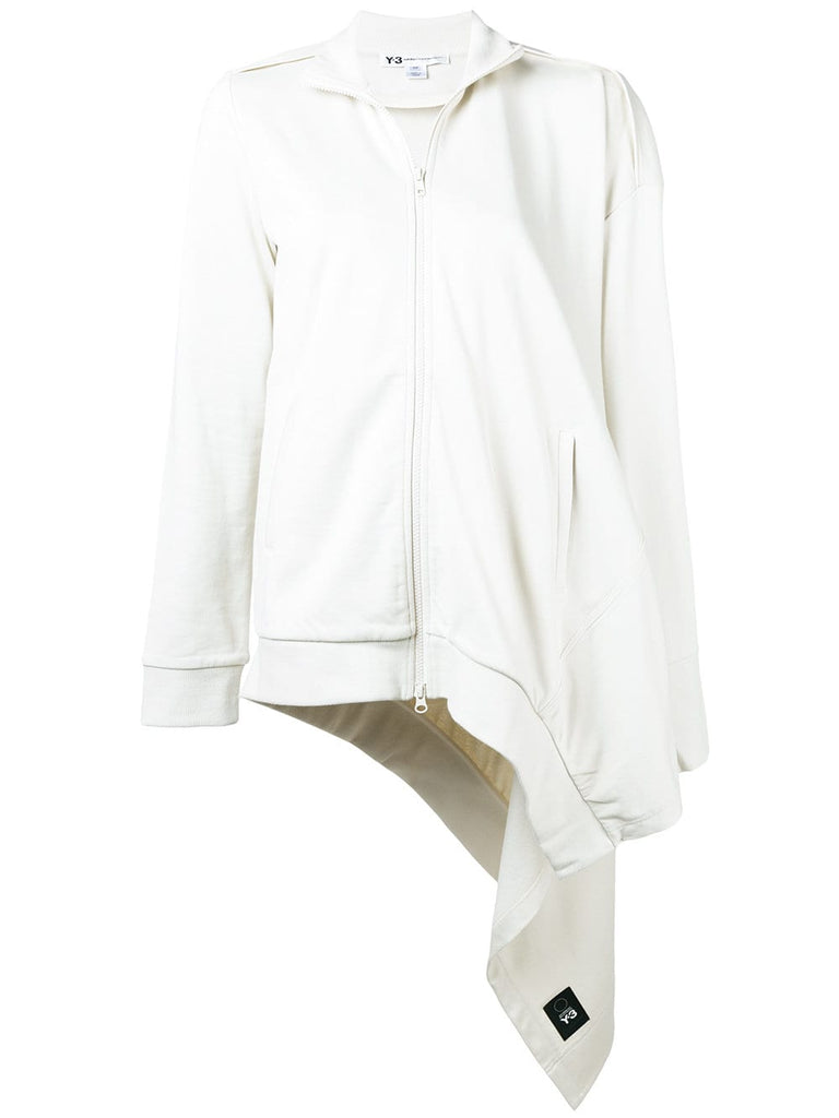 asymmetric zip-up sweatshirt