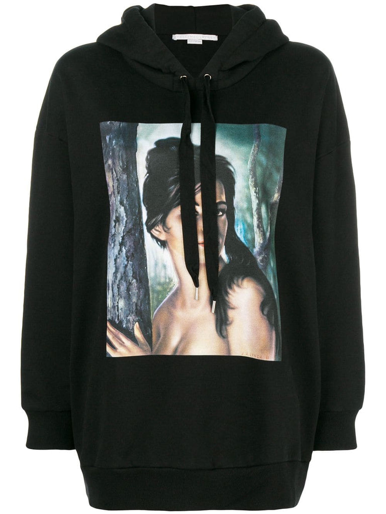 graphic print hoodie