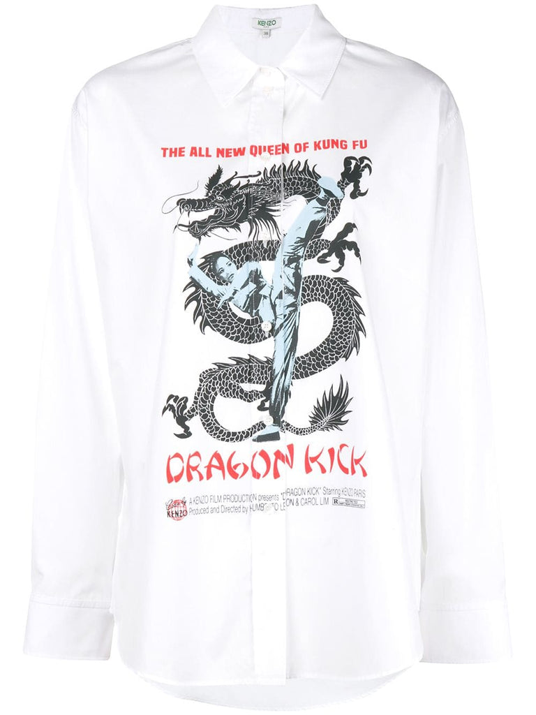 Dragon Kick graphic shirt