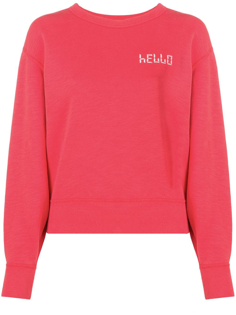 hello sweatshirt