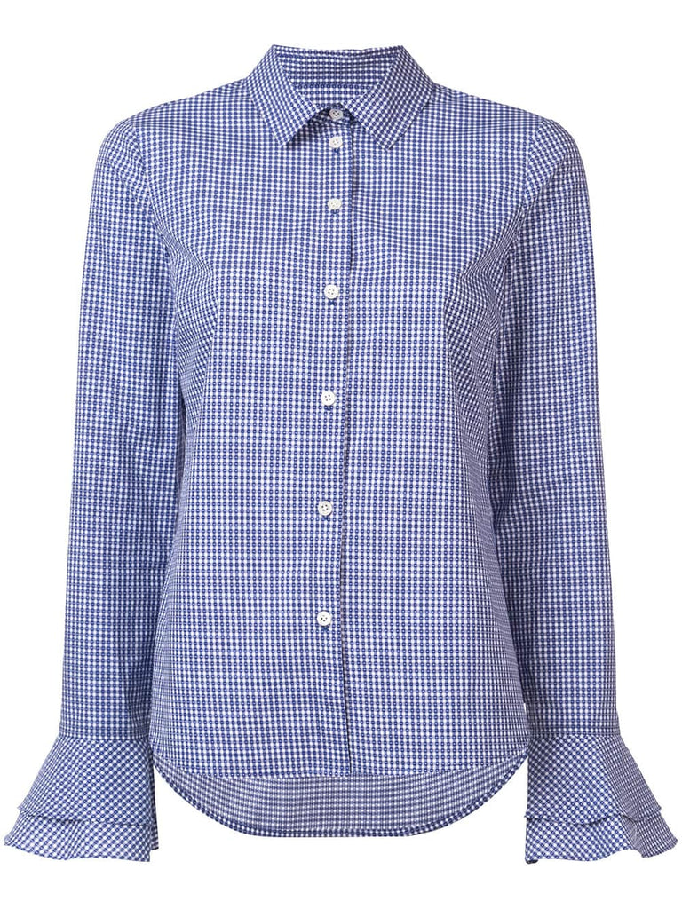 Bell Sleeve Button-Down Shirt